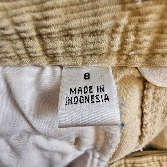 Talbots Pants Women's 8 Beige Corduroy Stretch Casual Office‎ Wear Comfort - Picture 11 of 11